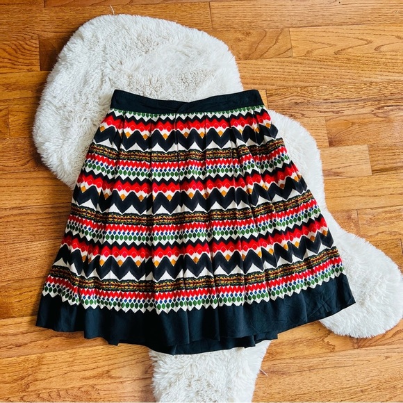 Anthropologie Dresses & Skirts - Anthropologie FEI Denpasar multicolor printed pleated lined skirt